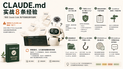 写给 Claude Code 的正确说明书：CLAUDE.md 的 8 条最佳实践