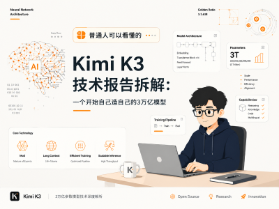Kimi K3 技术报告拆解：全球第一个开源3万亿参数模型